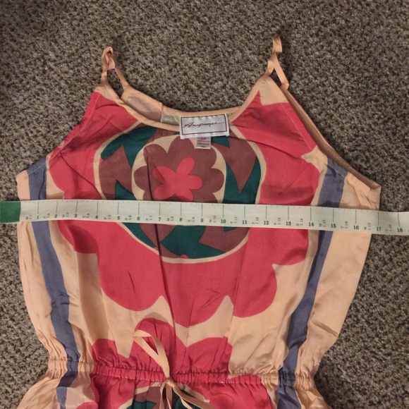 New Anthropologie Silk Mira Costa Maxi Dress - Picture 6 of 8